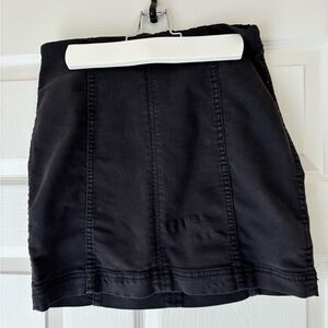 Free People black pencil mini skirt
